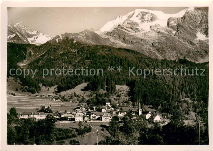Les Contamines-Montjoie Panorama Dôme de Miage et la Bérangère Alpes