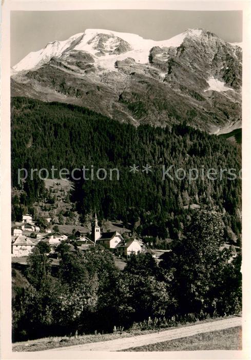 Les Contamines-Montjoie Panorama Dôme de Miage et la Bérangère Alpes