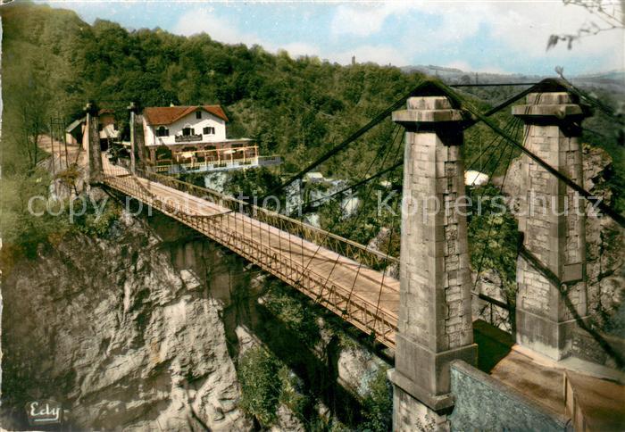 Cusy Pont de l'Abime construit sur le Chéron
