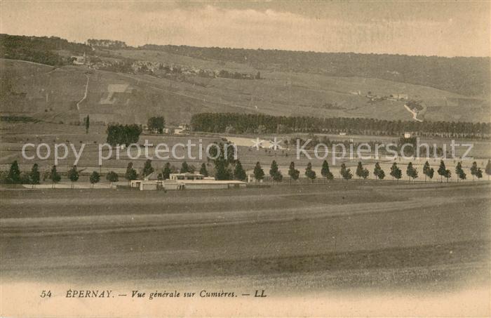Epernay 51 Vue generale sur Cumieres