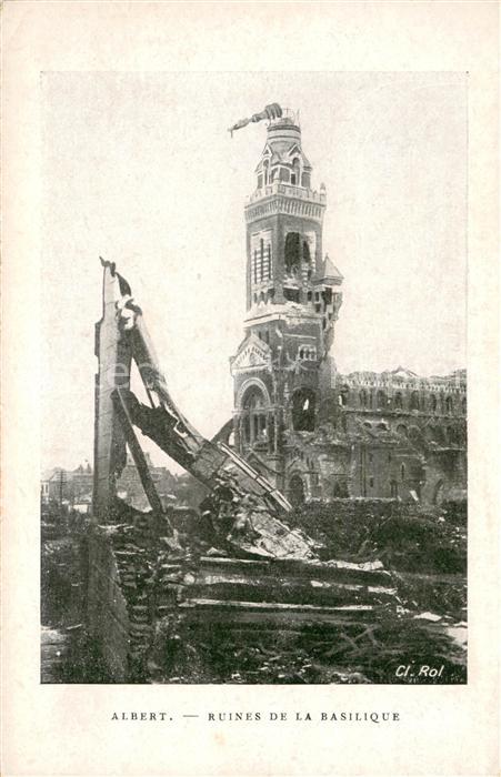 Albert Somme Ruines de la Basilique