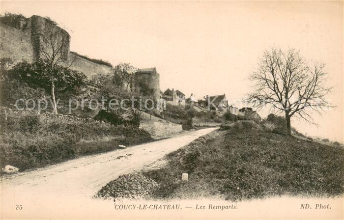 Coucy-le-Chateau-Auffrique Les Remparts