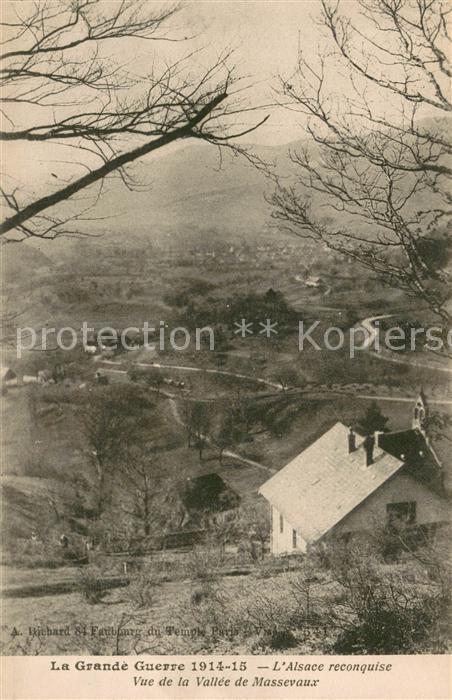 Massevaux Alsace Elsass La Grande Guerre 1914 L’Alsace reconqui