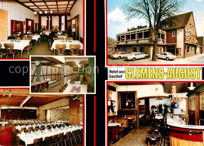 Davensberg Hotel Gasthof Clemens August Gastraeume Kegelbahn Bar