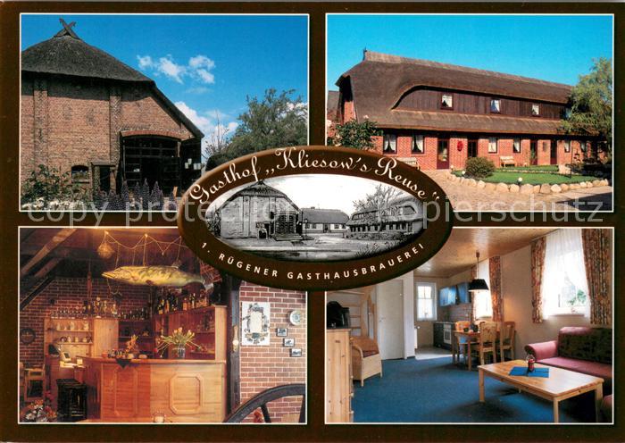 Middelhagen Ruegen Gasthof Kliesows Reuse Bar Gaestezimmer