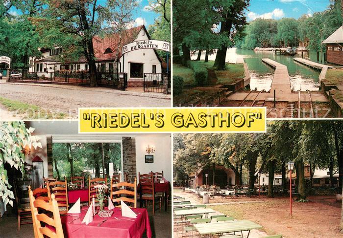 Neue Muehle Koenigs-Wusterhausen Riedels Gasthof Gaststube Freiterrasse Seeblick