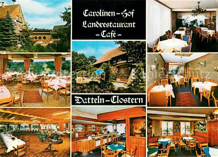 Clostern Carolinenhof Landrestaurant Gastraeume Speisesaal Bar