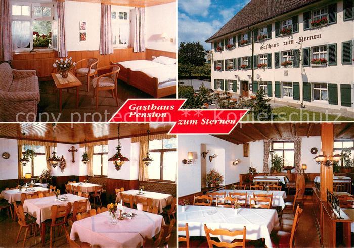Muehlhofen Uhldingen-Muehlhofen Gasthaus Pension Zum Sternen Gastraeume Zimmer