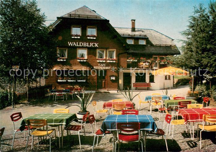 Todtnauberg Cafe Restaurant Waldblick Freiterrasse