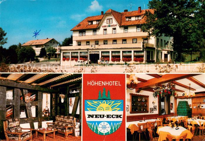 Guetenbach Schwarzwald Parkhotel Neu-Eck Gastraeume