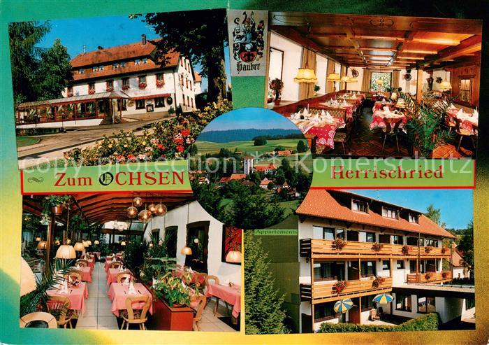 Herrischried Landgasthof Pension Zum Ochsen Restaurant Terrasse