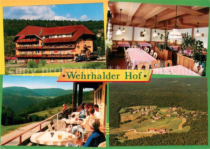 Wehrhalden Gasthaus Pension Wehrhalder Hof Gaststube Terrasse Fliegeraufnahme