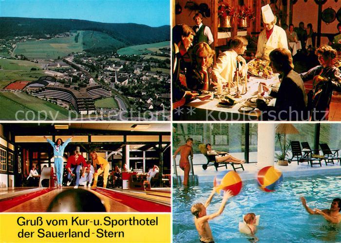 Willingen Sauerland Kur und Sporthotel Sauerland Stern Panorama Kegelbahn Hallen