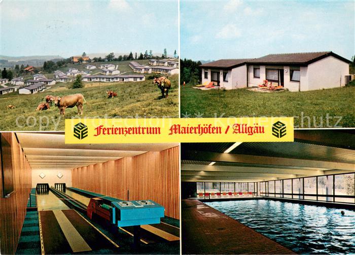 Maierhoefen Allgaeu Ferienzentrum Kegelbahn Hallenbad