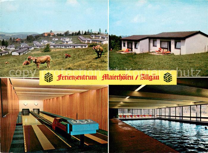 Maierhoefen Allgaeu Ferienzentrum Kegelbahn Hallenbad