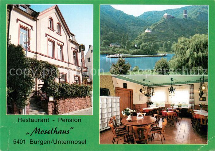 Burgen Mosel Restaurant Pension Moselhaus Gaststube Burgblick Edersee