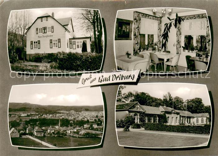 Bad Driburg Haus Bergfrieden Gaststube Panorama