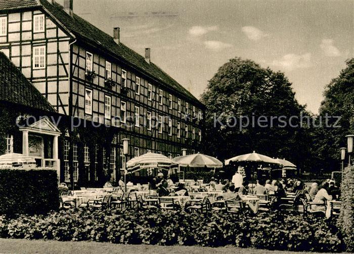 Bad Driburg Cafeterrasse im Kurpark