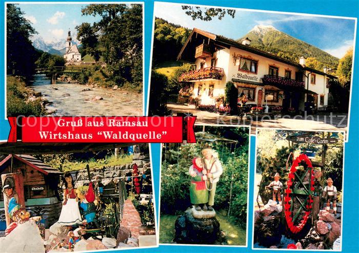 Ramsau Berchtesgaden Wirtshaus Waldquelle Maerchengarten Cafe