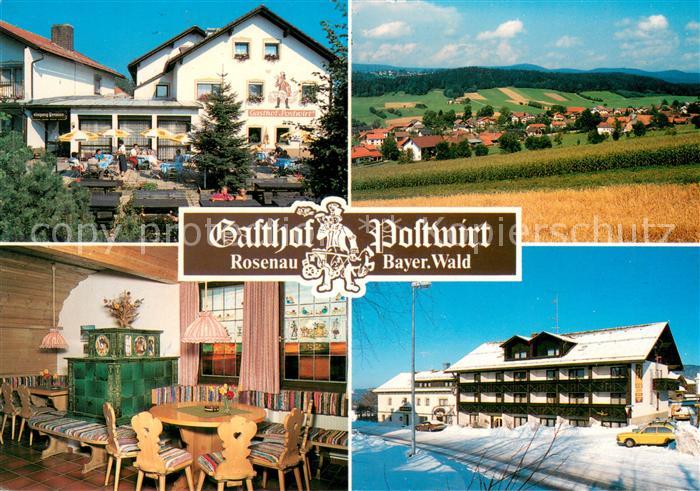 Rosenau Grafenau Gasthof Postwirt Panorama Gaststube