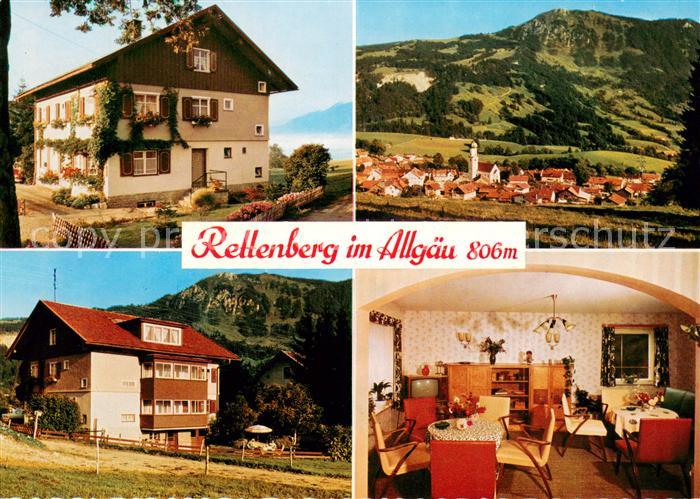 Rettenberg Oberallgaeu Haus Marienfried Panorama Gaststube