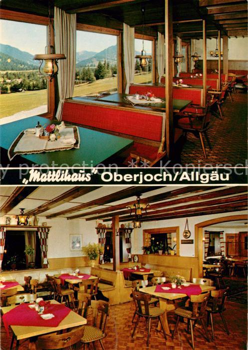Oberjoch Mattlihaus Gastraeume
