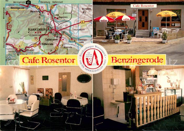 Benzingerode Harz Cafe Rosentor Gaststube Verkaufstheke