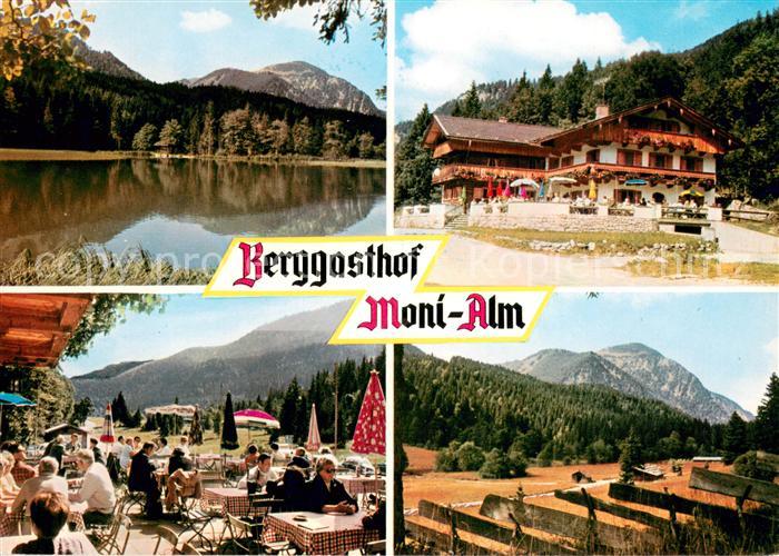 Rottach-Egern Berggasthof Moni Alm Terrasse Panorama