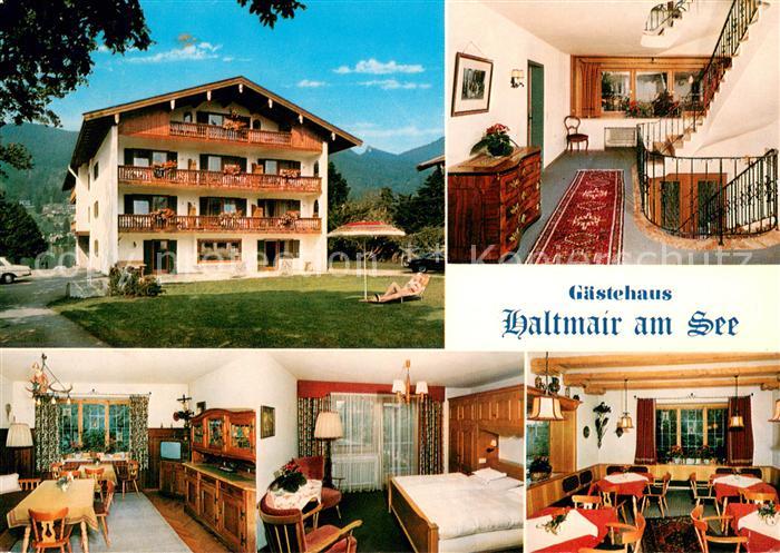 Rottach-Egern Gaestehaus Haltmair am See Gastraeume Treppenaufgang