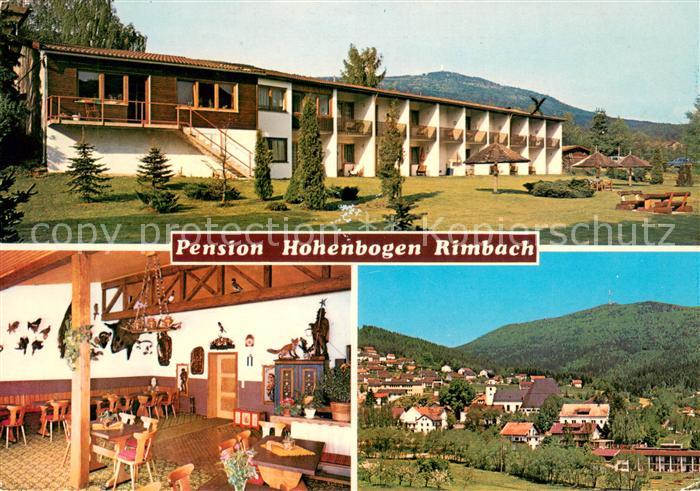 Rimbach Bayrischer Wald Pension Hohenbogen Gastraum Panorama