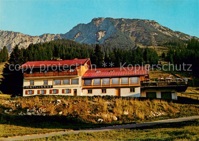 Oberjoch Cafe Restaurant Mattlihaus