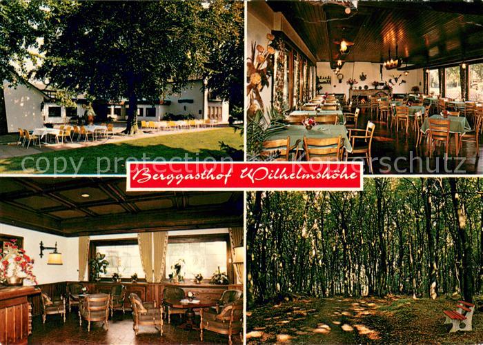 Stemwede Berggasthof Wilhelmshoehe Gastraeume Waldpartie