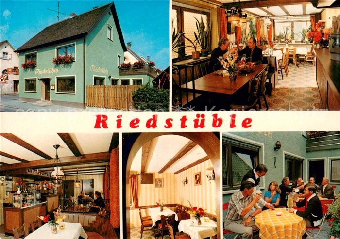 Bad Schussenried Gasthaus Riedstueble Gastraeume Theke