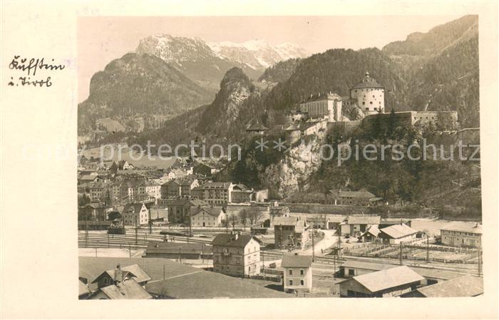 Kufstein Tirol Teilansicht mit Festung Alpen