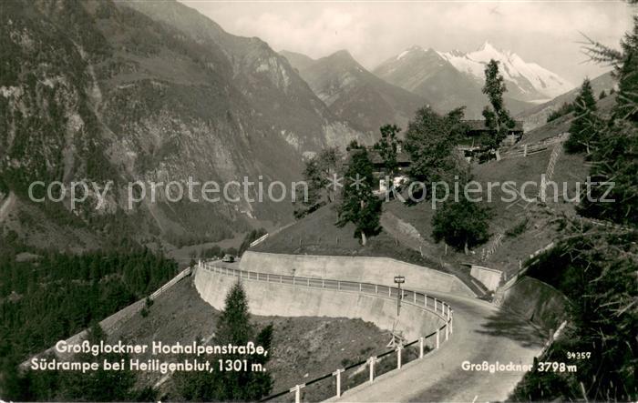 Heiligenblut Kaernten Grossglockner Hochalpenstrasse Suedrampe Hohe Tauern