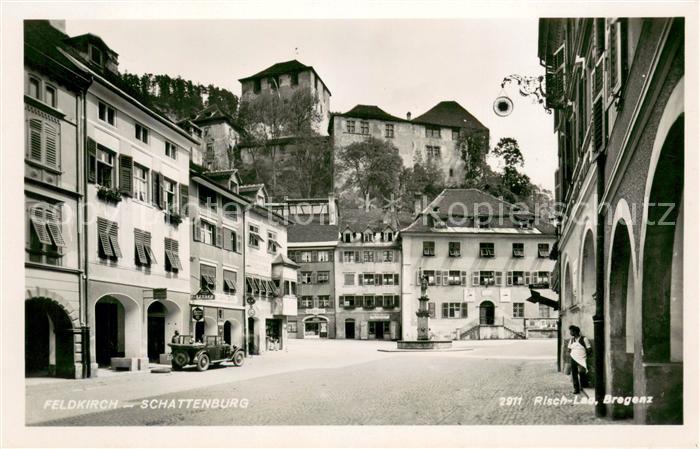 Feldkirch Vorarlberg Motiv mit Schattenburg