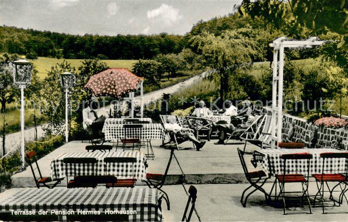 Horhausen Rhein-Lahn-Kreis Terrasse Pension Hermes