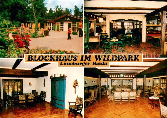 Nindorf Nordheide Restaurant Cafe Blockhaus im Wildpark Lueneburger Heide