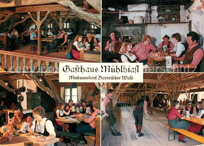 Titting Gasthaus Muehlhiasl Kegelbahn Museumsdorf Bayerischer Wald