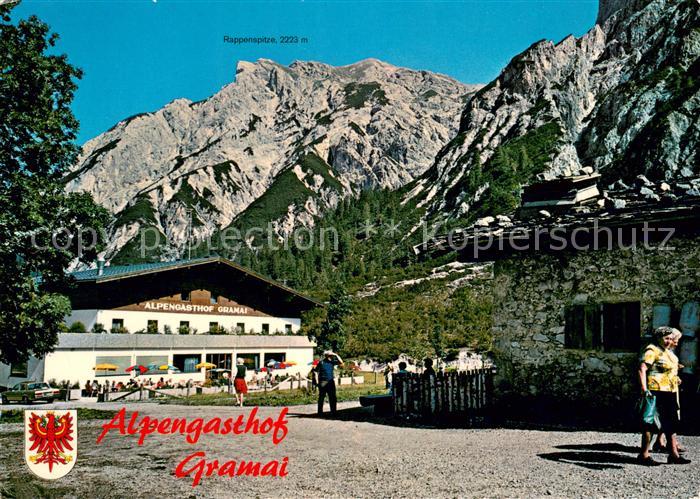 Eben Achensee Alpengasthof Gramai gegen Rappenspitze Karwendelgebirge