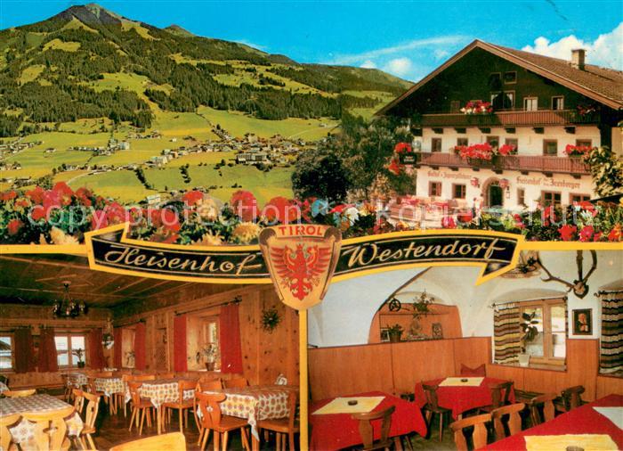Westendorf Tirol Gasthof Jugendgaestehaus Heisenhof Landschaftspanorama