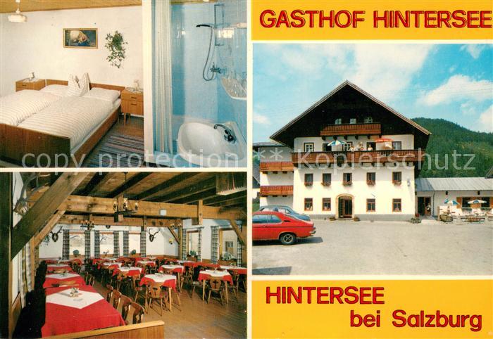 Hintersee Salzburg Gasthof Hintersee Fremdenzimmer Gastraum