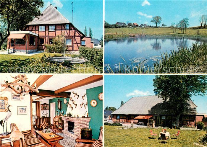 Schashagen Ferien auf dem Lande Kaminzimmer Garten Teich