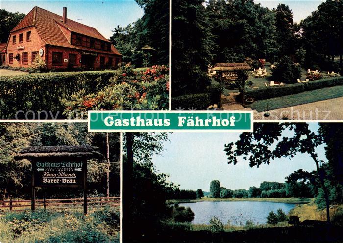 Sottrum Rotenburg Wuemme Gasthaus Faehrhof Uferpartie am See