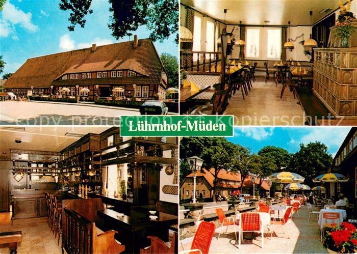 Mueden oertze Gasthaus Luehrnhof Terrasse Naturpark Suedheide