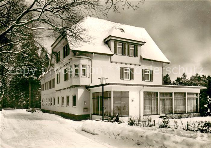 Zwieselberg Freudenstadt Hotel Hirsch Hoehenluftkurort Wintersportplatz im Schwa
