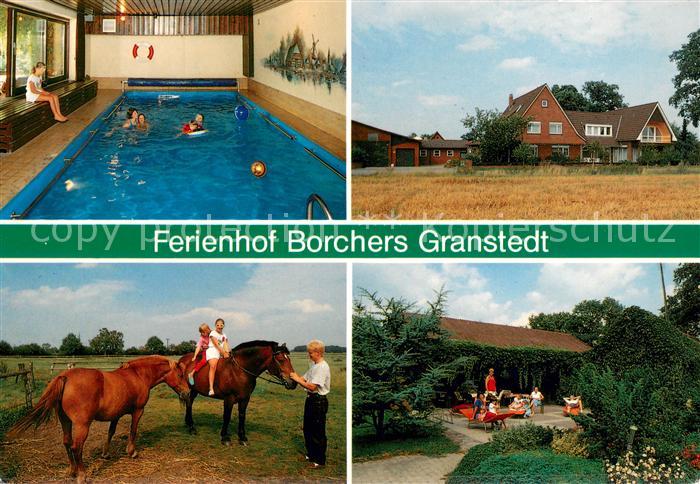 Granstedt Selsingen Ferienhof Borchers Urlaub auf dem Bauernhof Hallenbad Reiten