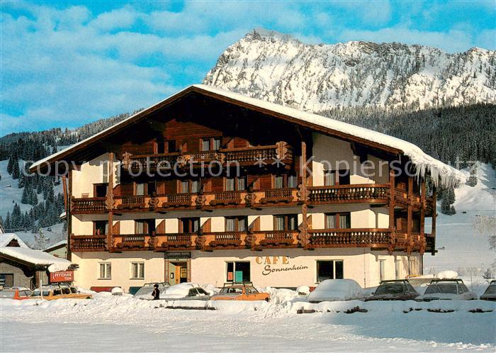 Tannheim Tirol Dependance Cafe Sonnenheim Hotel Schwarzer Adler im Winter
