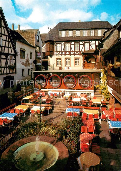 Ruedesheim Rhein Hotel und Weinhaus Lindenwirt Terrasse