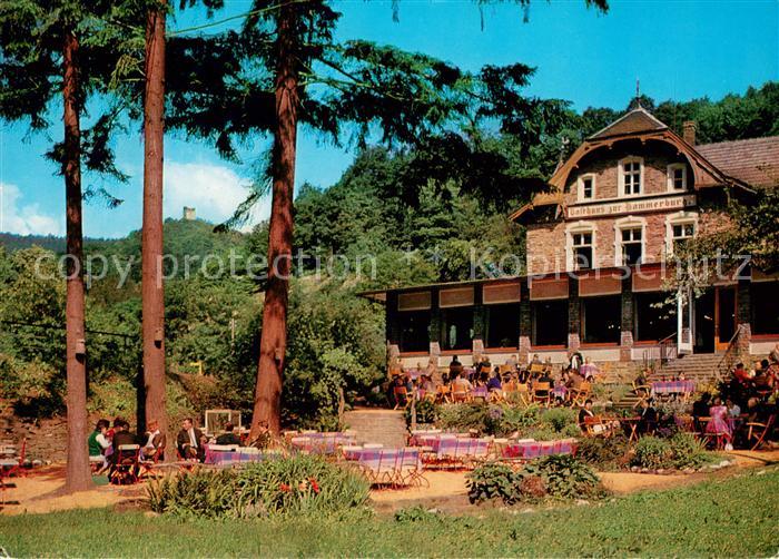 Ruedesheim Rhein Waldhotel Cafe Restaurant Kammerburg Garten Terrasse Wispertal